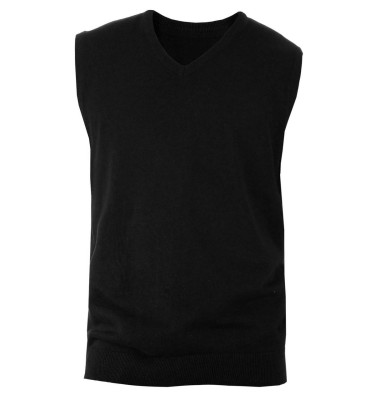 MEN'S SLEEVELESS V-NECK JUMPER