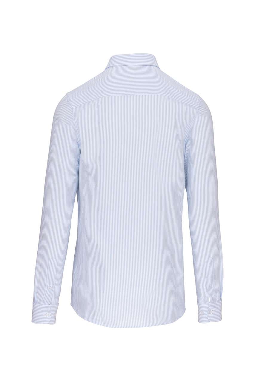 LONG-SLEEVED WASHED OXFORD COTTON SHIRT