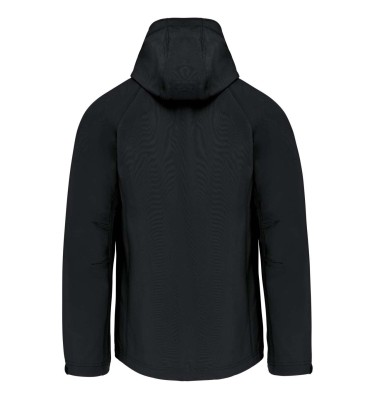 MEN'S DETACHABLE HOODED SOFTSHELL JACKET
