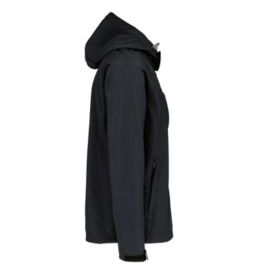 MEN'S DETACHABLE HOODED SOFTSHELL JACKET