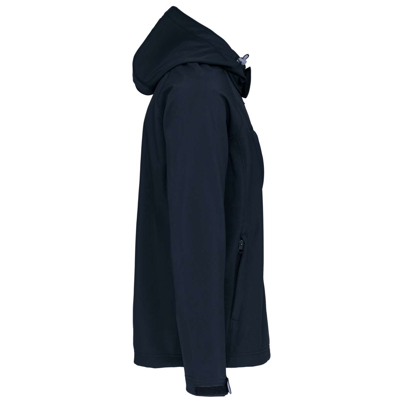 MEN'S DETACHABLE HOODED SOFTSHELL JACKET