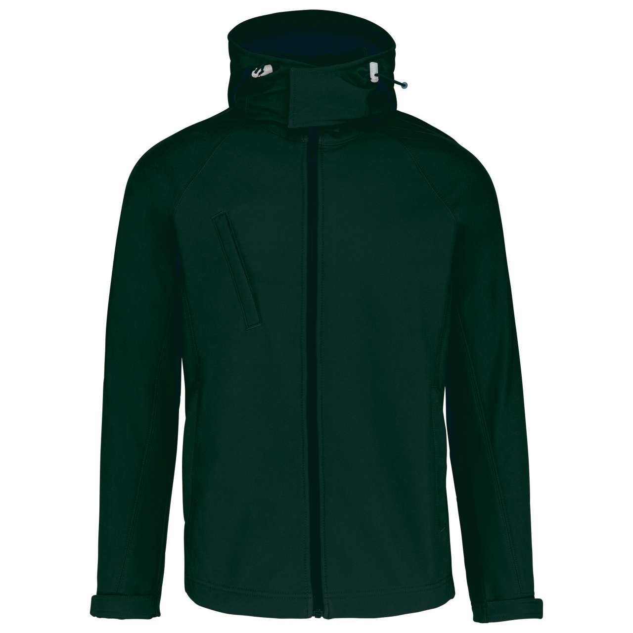 MEN'S DETACHABLE HOODED SOFTSHELL JACKET