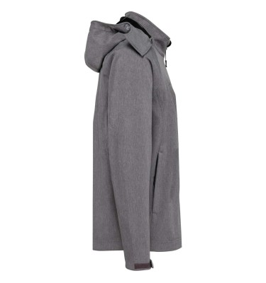 MEN'S DETACHABLE HOODED SOFTSHELL JACKET