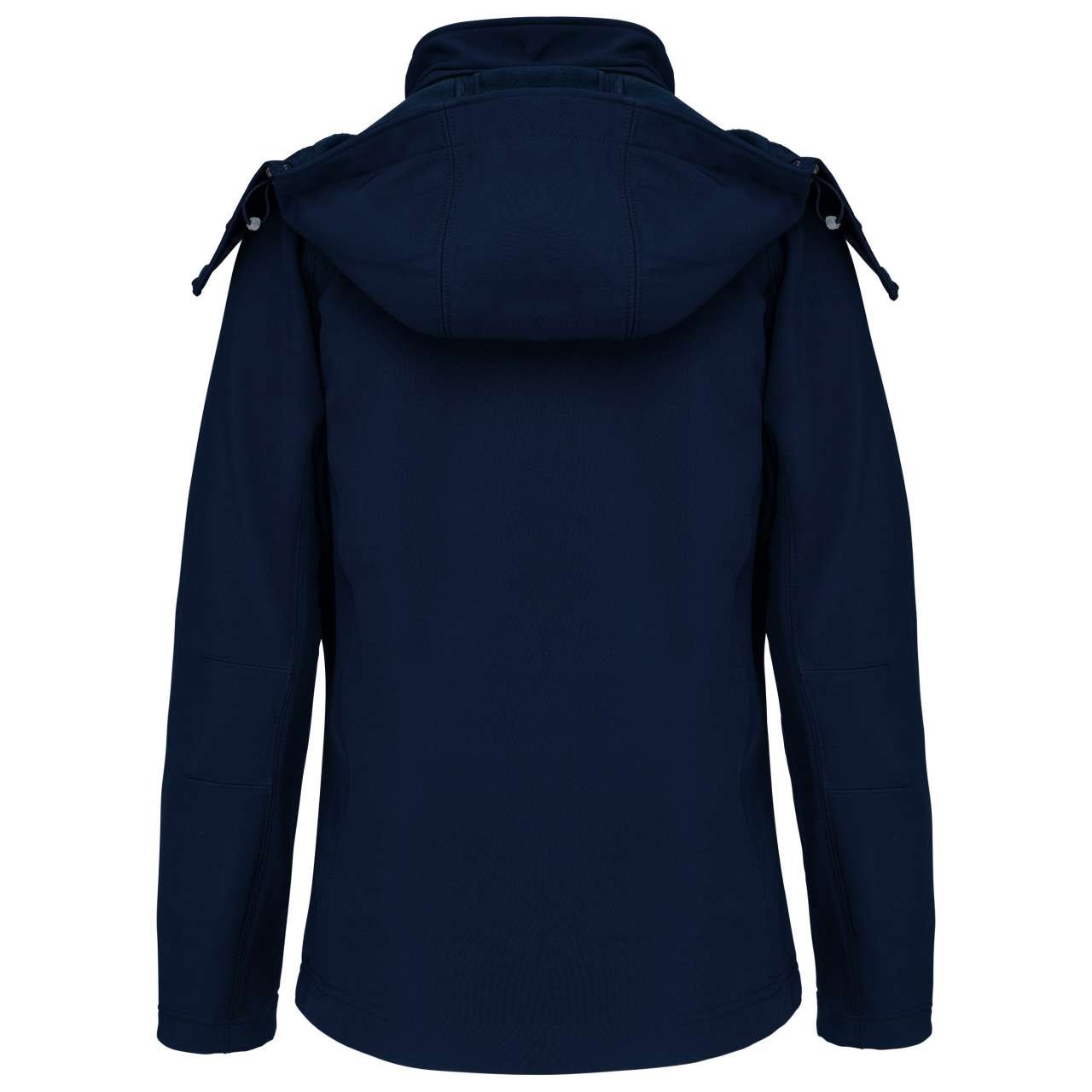 LADIES' DETACHABLE HOODED SOFTSHELL JACKET