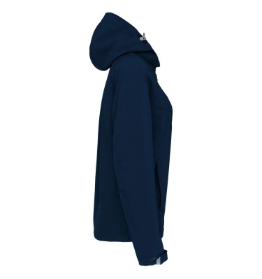 LADIES' DETACHABLE HOODED SOFTSHELL JACKET