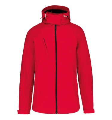 LADIES' DETACHABLE HOODED SOFTSHELL JACKET