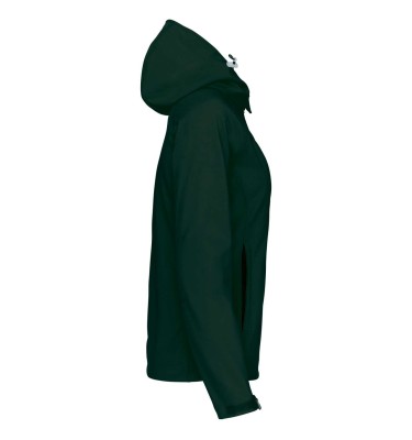 LADIES' DETACHABLE HOODED SOFTSHELL JACKET