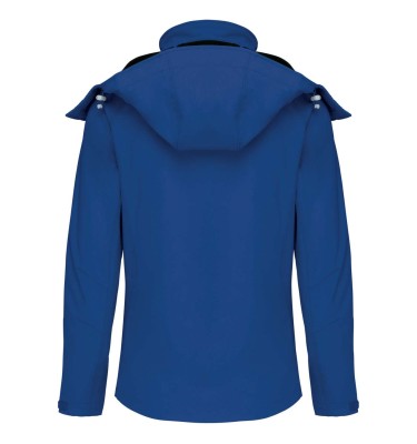 LADIES' DETACHABLE HOODED SOFTSHELL JACKET