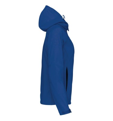 LADIES' DETACHABLE HOODED SOFTSHELL JACKET