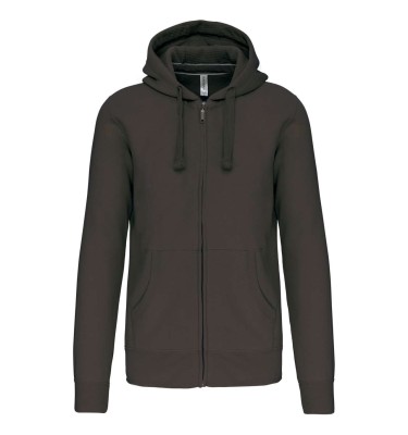 MEN'S FULL ZIP HOODED SWEATSHIRT