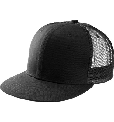TRUCKER FLAT PEAK CAP - 6 PANELS