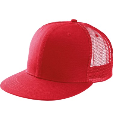 TRUCKER FLAT PEAK CAP - 6 PANELS