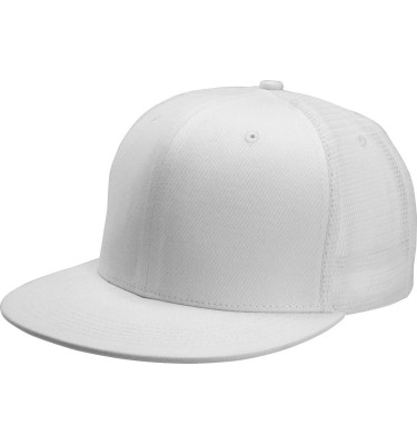 TRUCKER FLAT PEAK CAP - 6 PANELS