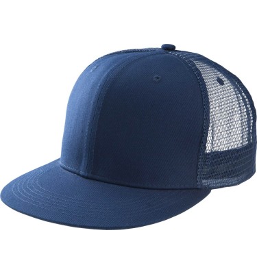 TRUCKER FLAT PEAK CAP - 6 PANELS