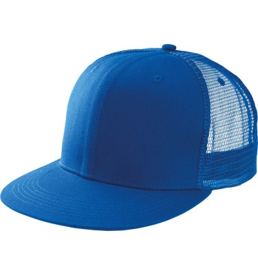 TRUCKER FLAT PEAK CAP - 6 PANELS