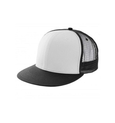 TRUCKER FLAT PEAK CAP - 6 PANELS