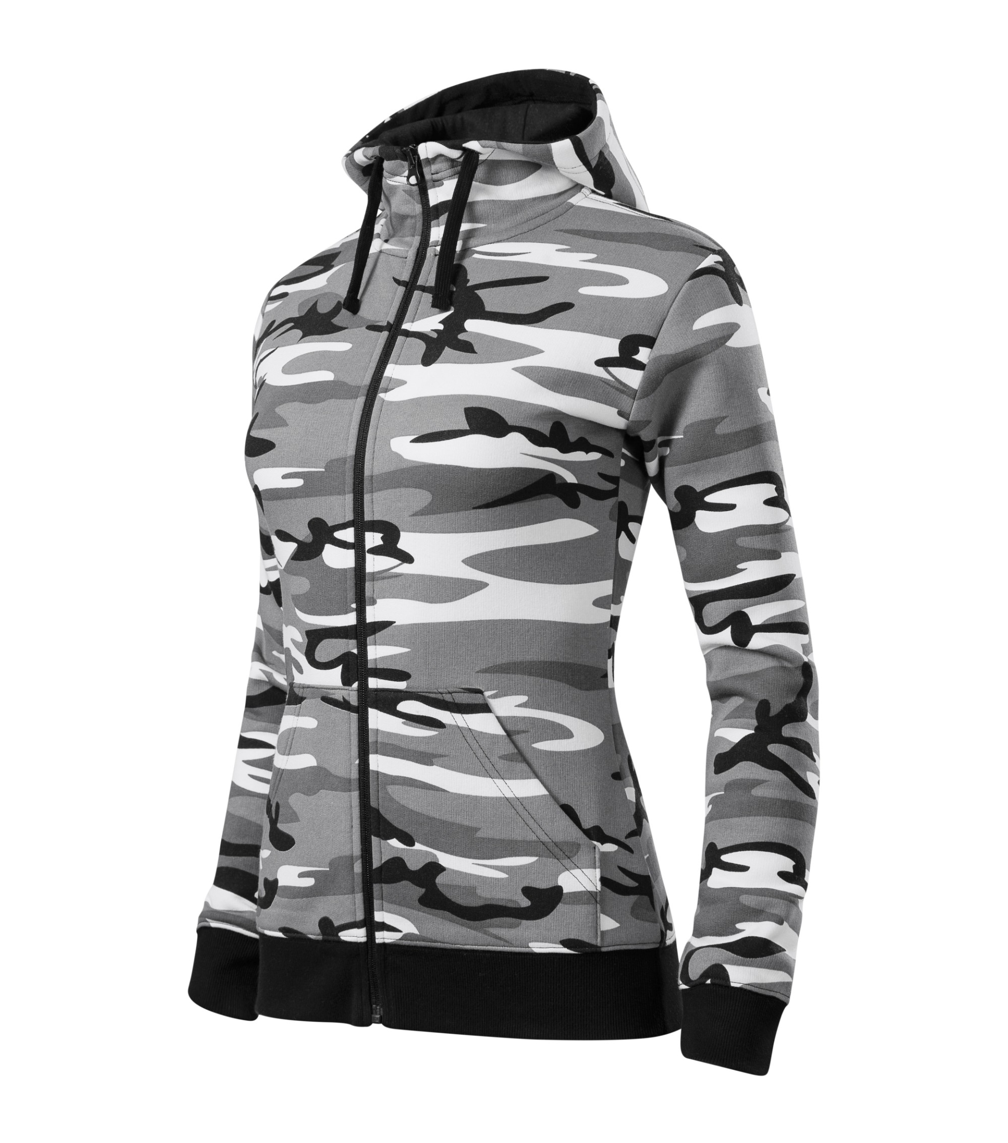 Bluza damska Camo Zipper