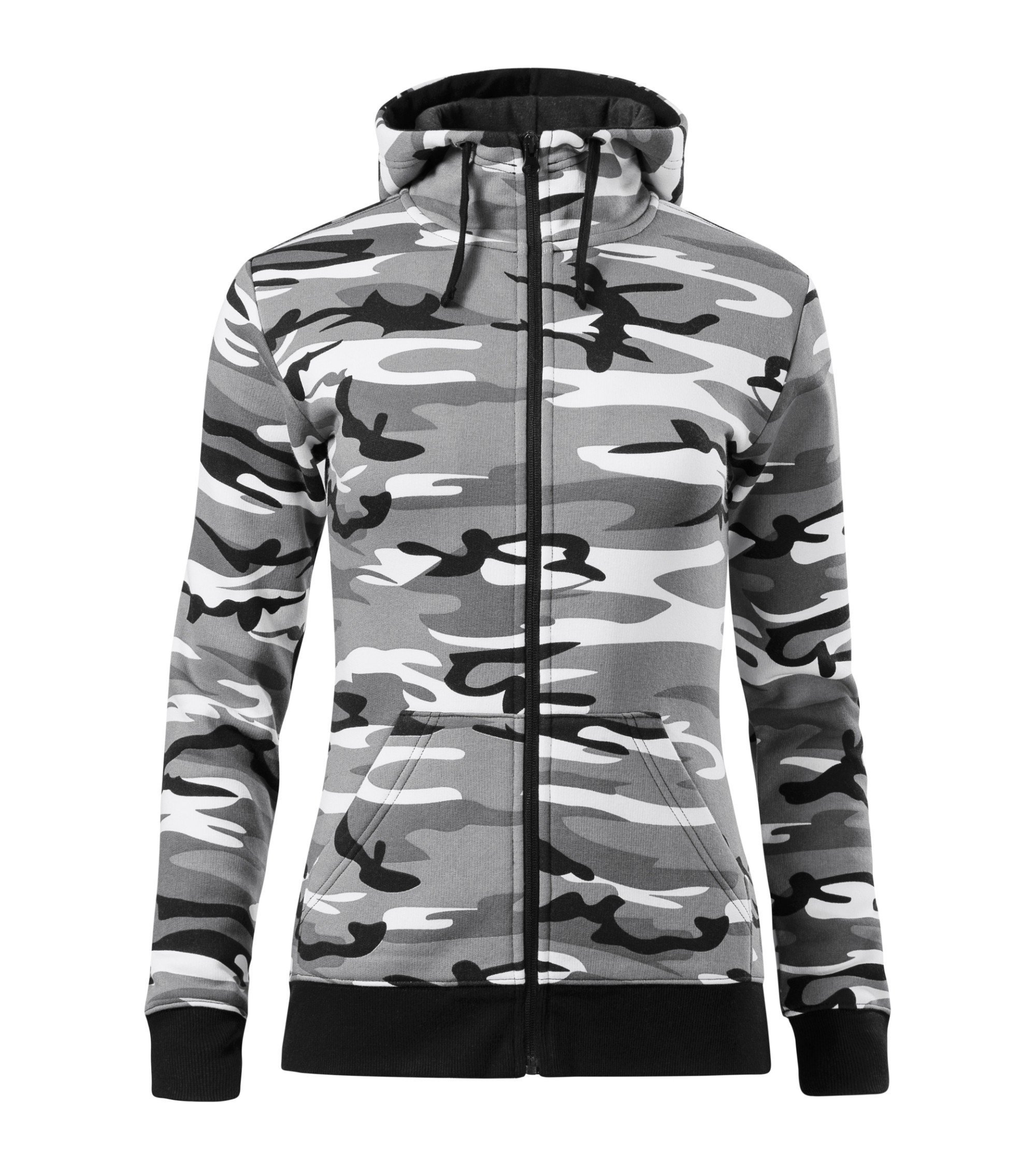 Bluza damska Camo Zipper