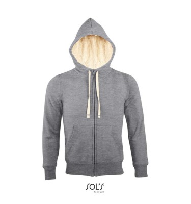 SOL'S SHERPA - UNISEX ZIPPED JACKET WITH \"SHERPA\" LINING