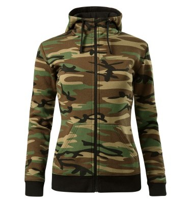 Bluza damska Camo Zipper