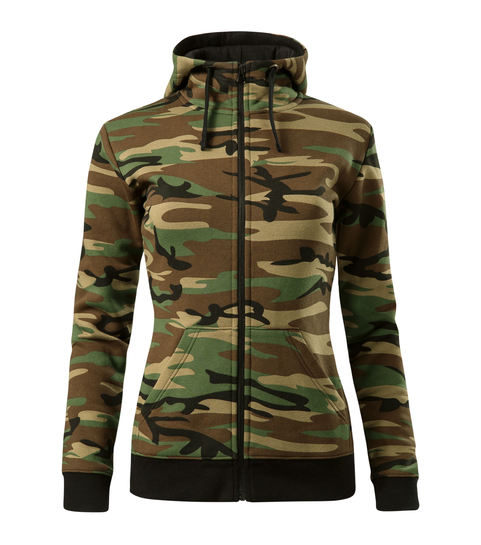 Bluza damska Camo Zipper