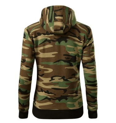 Bluza damska Camo Zipper
