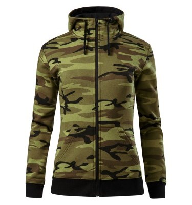 Bluza damska Camo Zipper