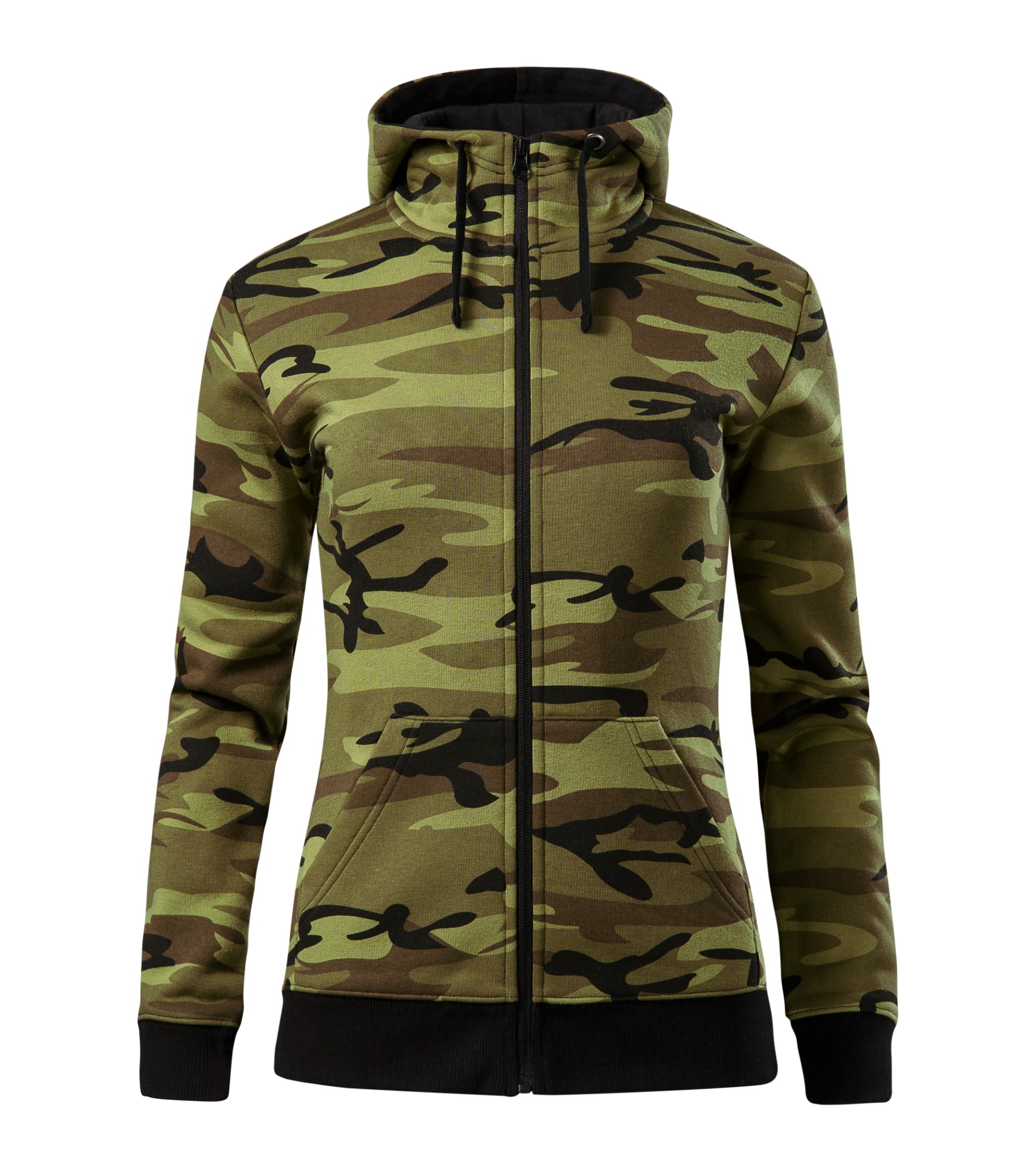 Bluza damska Camo Zipper
