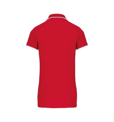 LADIES' SHORT-SLEEVED PIQUÉ KNIT POLO SHIRT