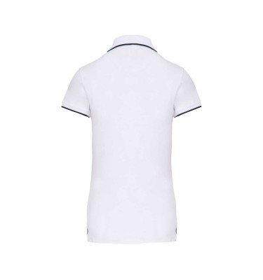 LADIES' SHORT-SLEEVED PIQUÉ KNIT POLO SHIRT
