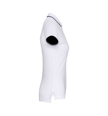 LADIES' SHORT-SLEEVED PIQUÉ KNIT POLO SHIRT