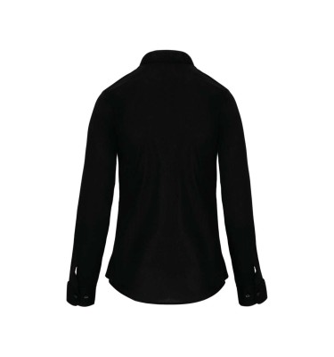 LADIES' LONG-SLEEVED MANDARIN COLLAR SHIRT