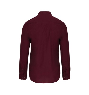 MEN'S LONG-SLEEVED MANDARIN COLLAR SHIRT
