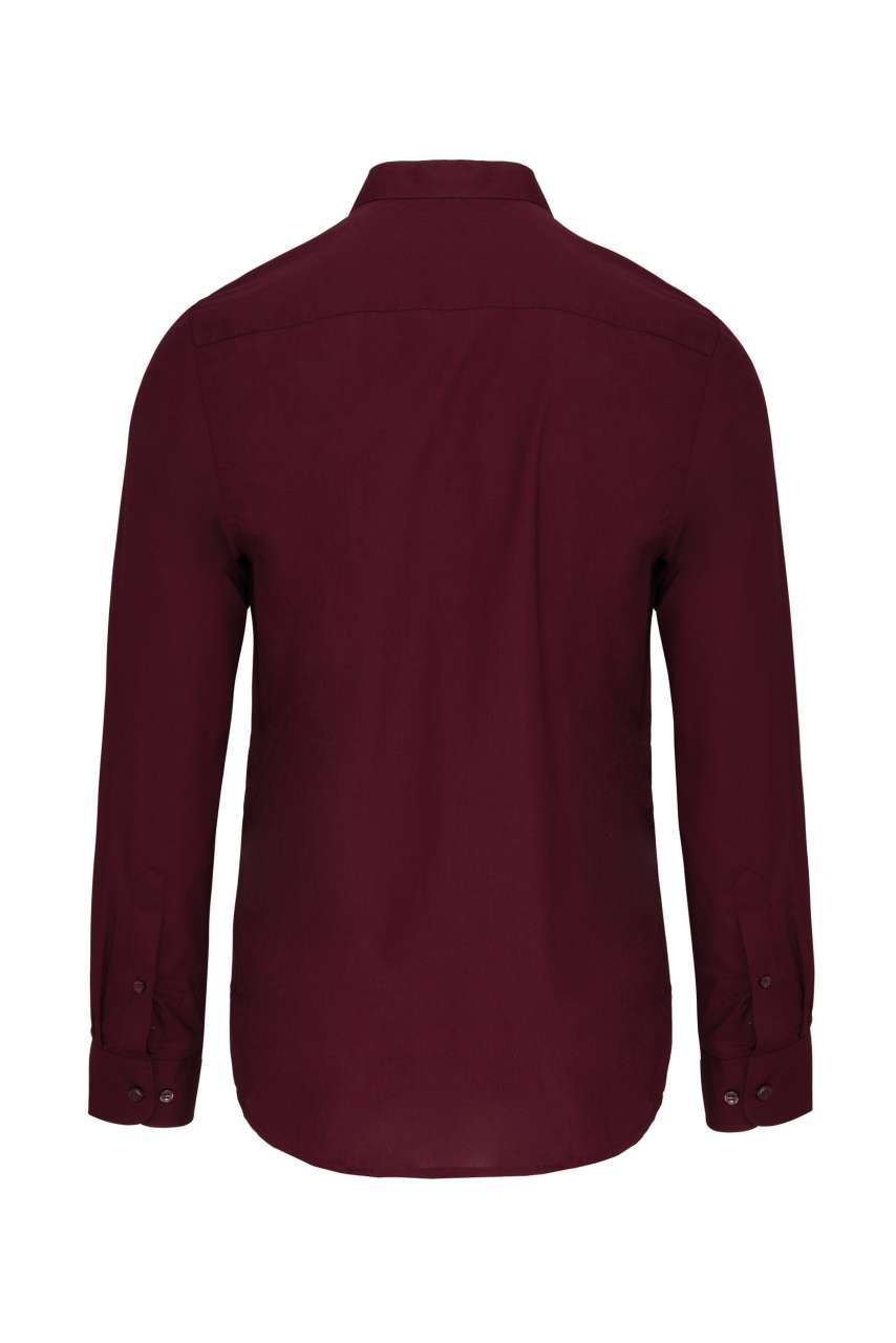 MEN'S LONG-SLEEVED MANDARIN COLLAR SHIRT