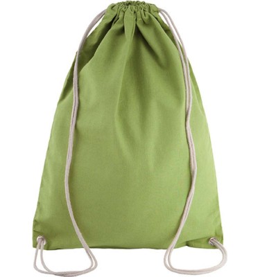 COTTON DRAWSTRING BACKPACK