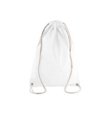 COTTON DRAWSTRING BACKPACK