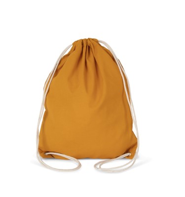 COTTON DRAWSTRING BACKPACK