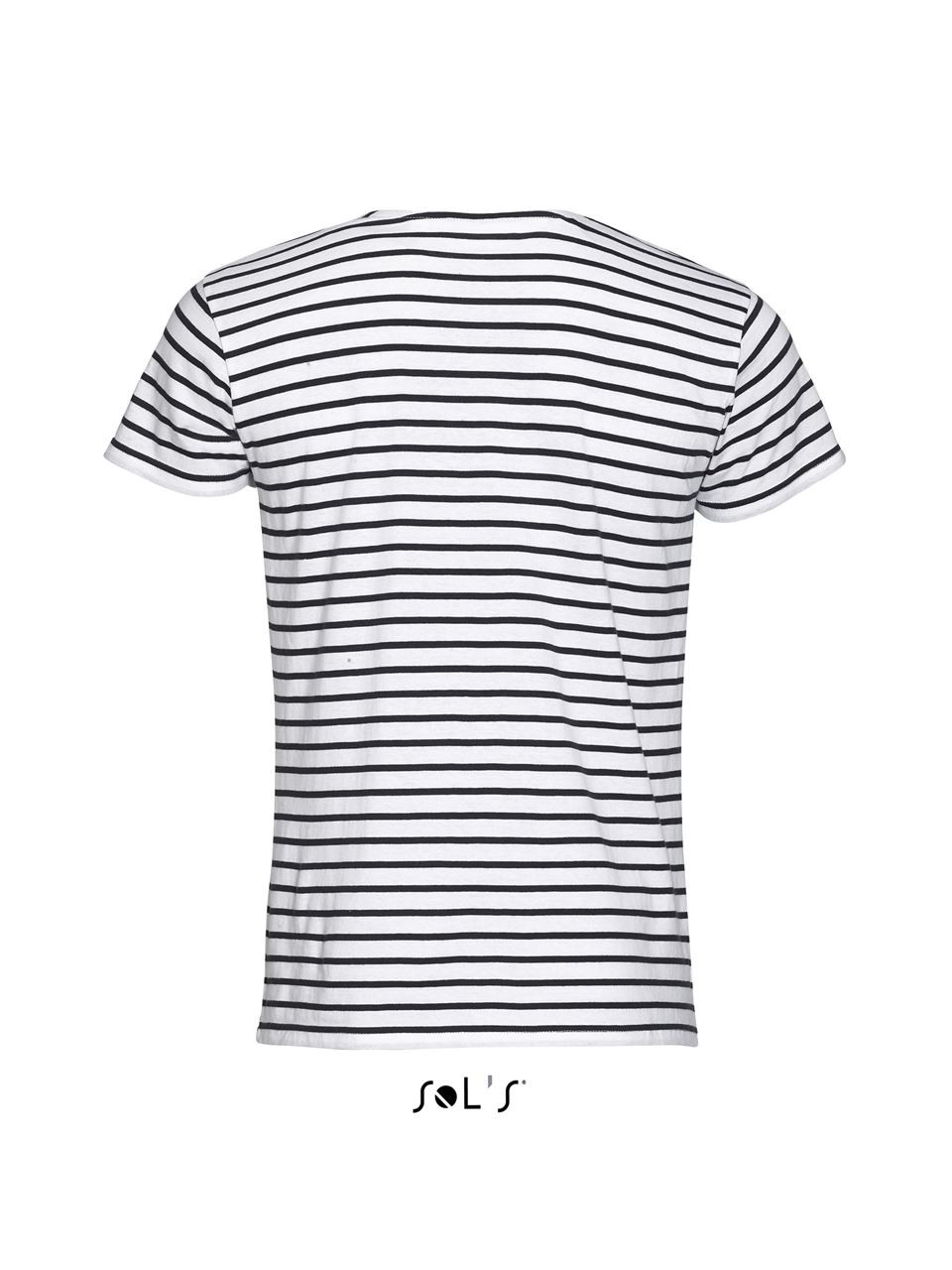 SOL'S MILES MEN - ROUND NECK STRIPED T-SHIRT