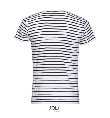SOL'S MILES MEN - ROUND NECK STRIPED T-SHIRT