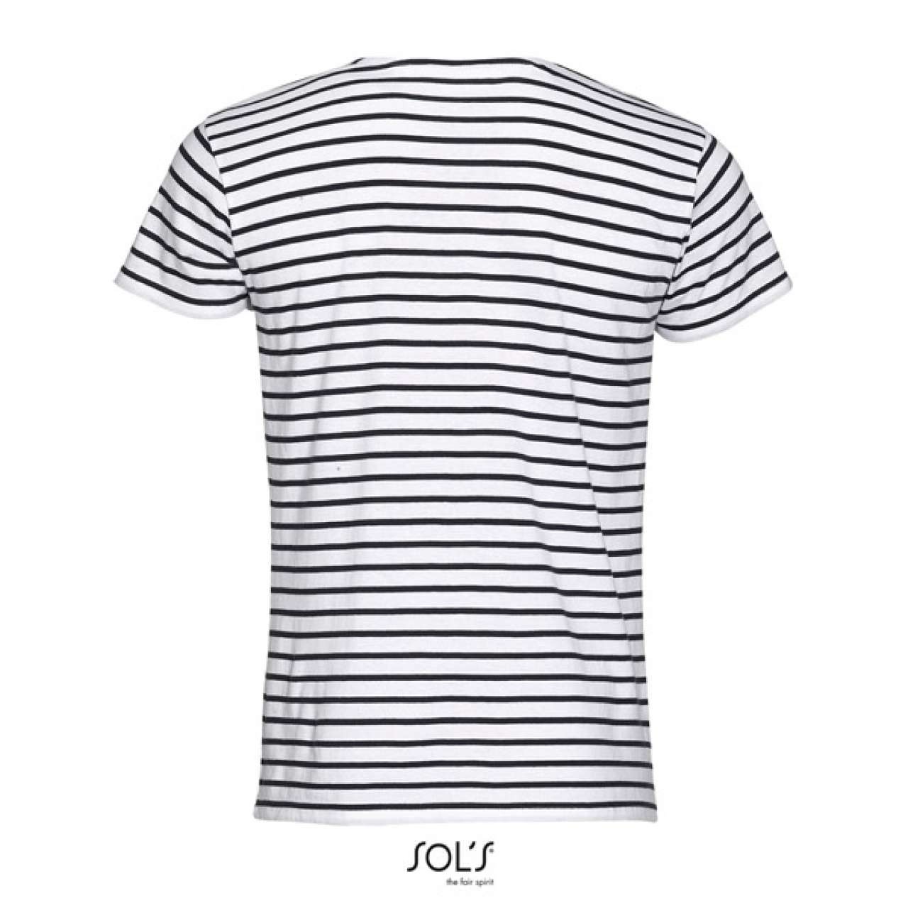 SOL'S MILES MEN - ROUND NECK STRIPED T-SHIRT