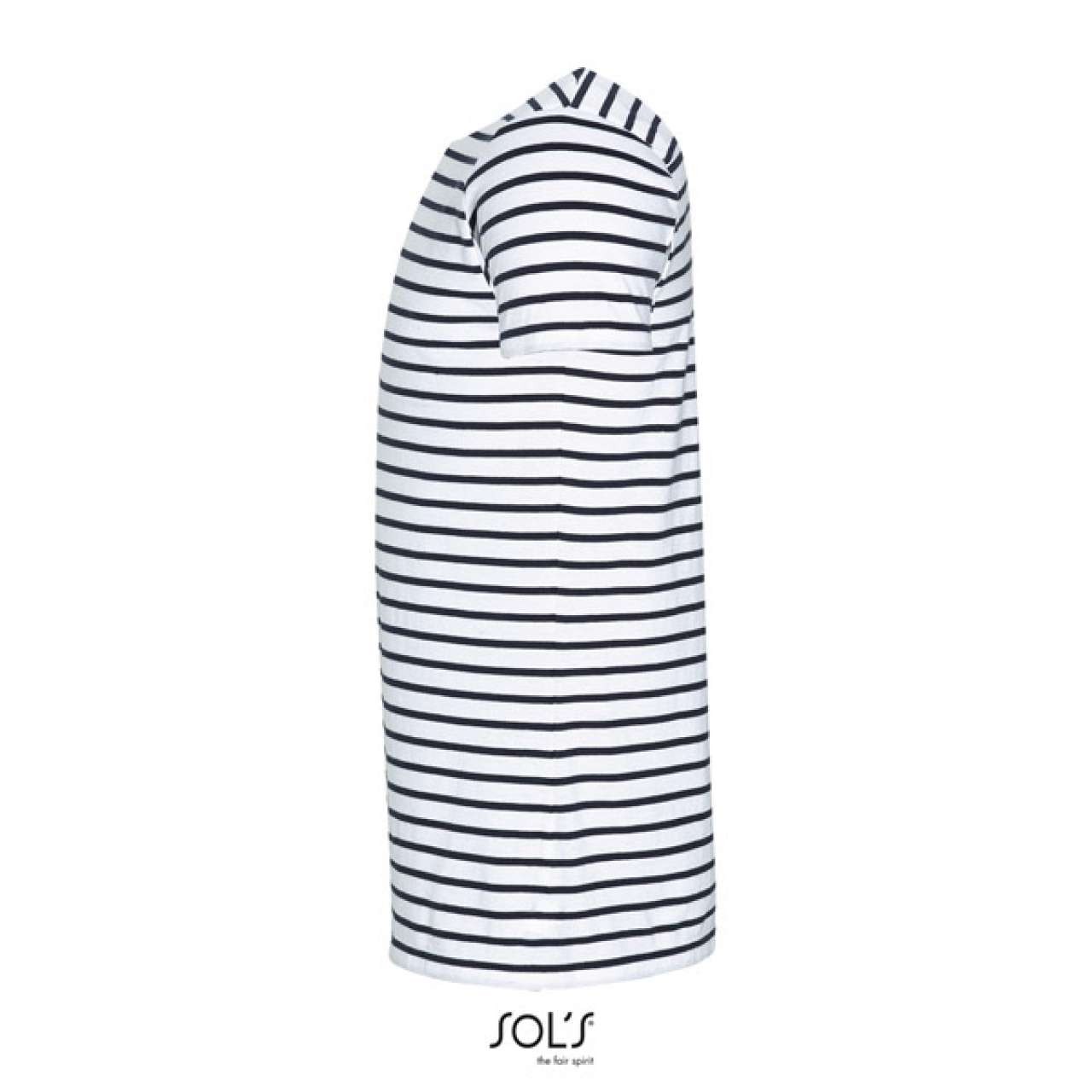 SOL'S MILES MEN - ROUND NECK STRIPED T-SHIRT