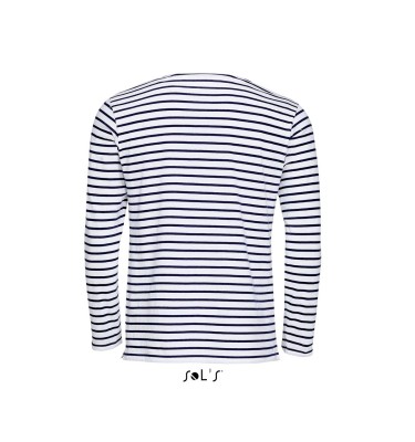 SOL'S MARINE MEN - LONG SLEEVE STRIPED T-SHIRT