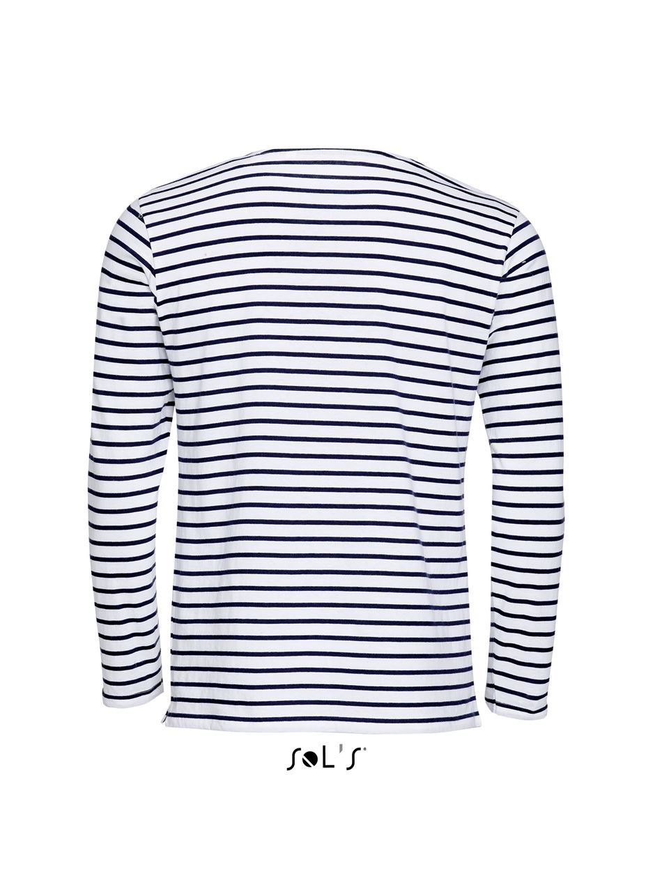 SOL'S MARINE MEN - LONG SLEEVE STRIPED T-SHIRT