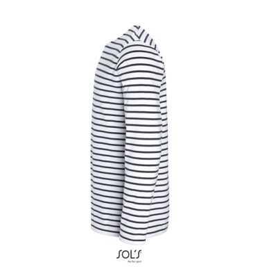 SOL'S MARINE MEN - LONG SLEEVE STRIPED T-SHIRT