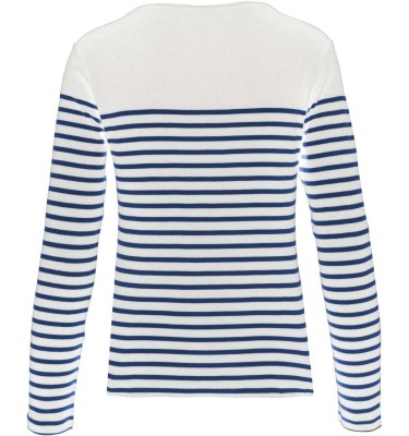LADIES’ LONG-SLEEVED BRETON STRIPE TOP