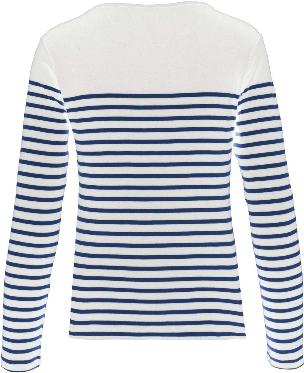 LADIES’ LONG-SLEEVED BRETON STRIPE TOP