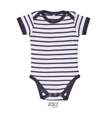 SOL'S MILES BABY - STRIPED BODYSUIT