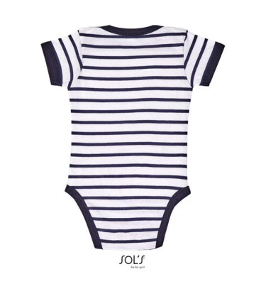 SOL'S MILES BABY - STRIPED BODYSUIT