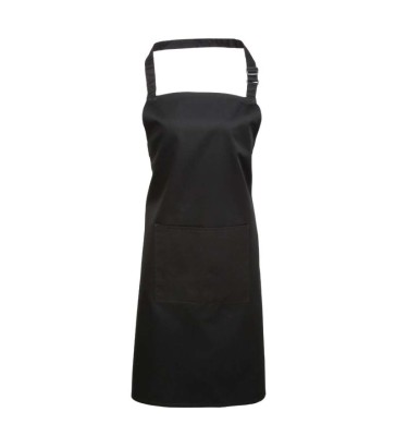 'COLOURS COLLECTION’ BIB APRON WITH POCKET