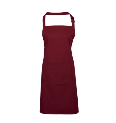 'COLOURS COLLECTION’ BIB APRON WITH POCKET